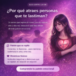 ¿Por qué atraes personas que te lastiman?